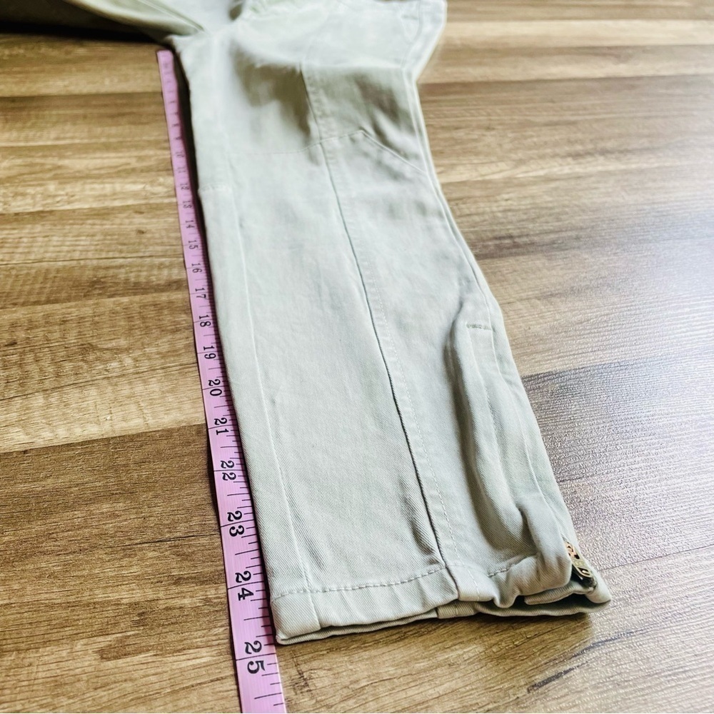 By Anthropologie Green Utility Pants Size 25 Petite - Picture 8 of 9